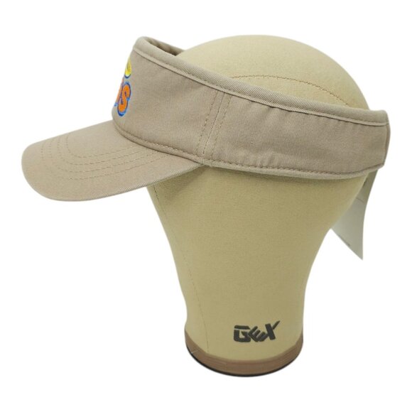 Halos Oranges Adjustable Strapback Visor Cap Washed Chino Tennis Golf Hat NEW - Picture 10 of 13